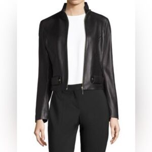 Boss Women's Black Leather Jacket